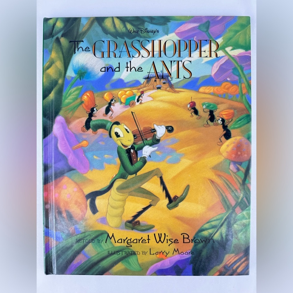 Vintage Disney’s The Grasshopper and the Ants Hardcover Picture Book